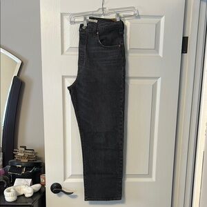 Levi’s Ribcage Straight Ankle Dark Grey 31